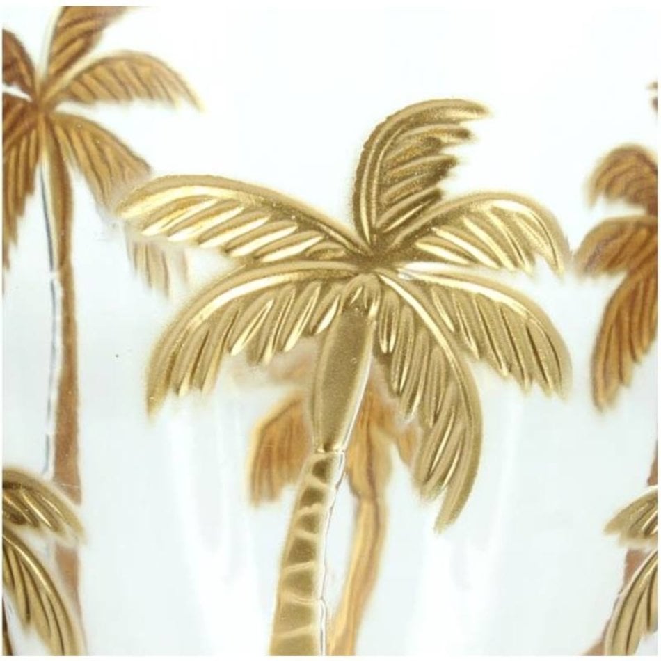 Wineglass  - Palms - Gold