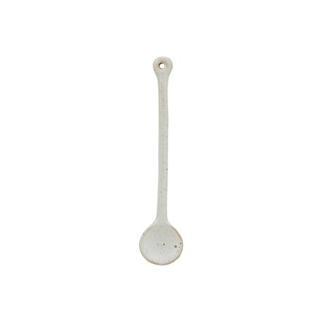 Spoon pion - Ceramics - Grey / White