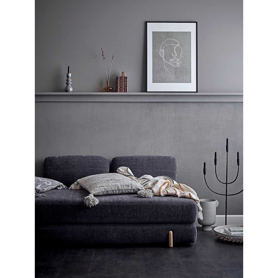 Vase Irie - Metal - Soft grey