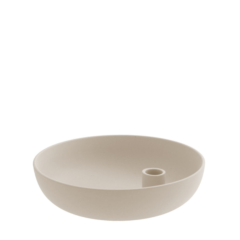 Candle holder Lidatorp L - Ceramics - Beige