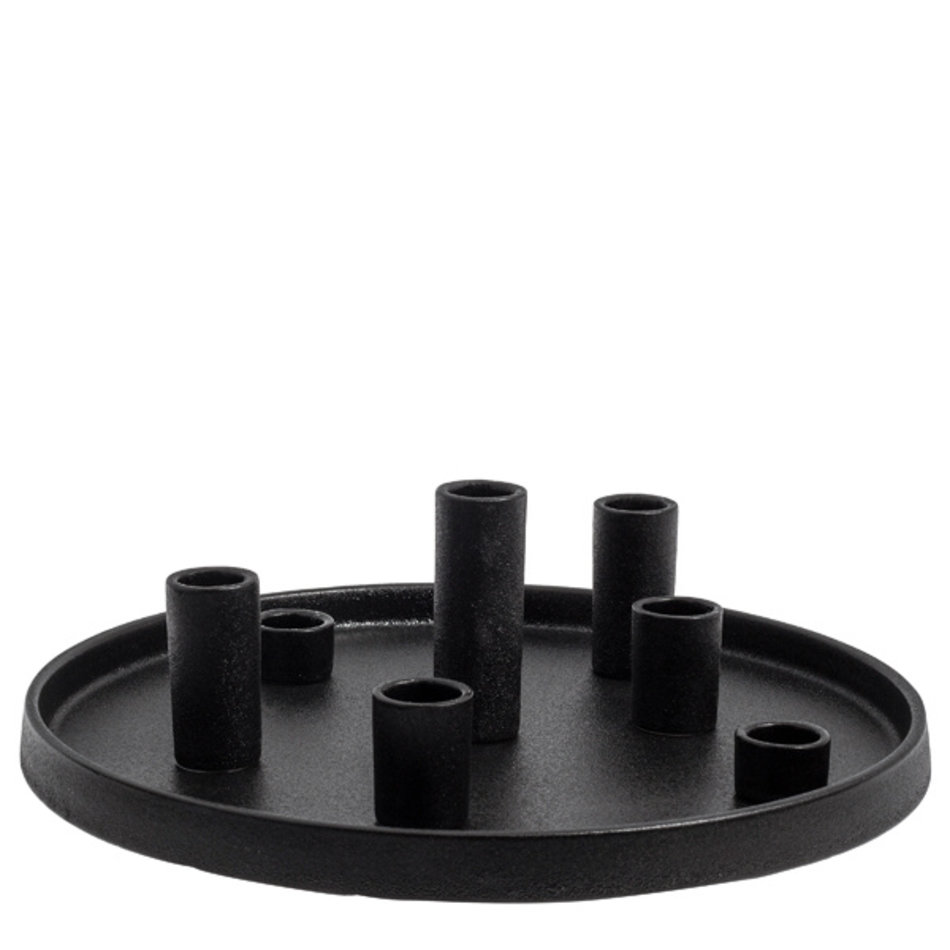 Candle holder Lingsberg - Ceramics - Black