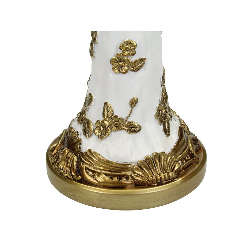 Candlestick Bird - White / Gold