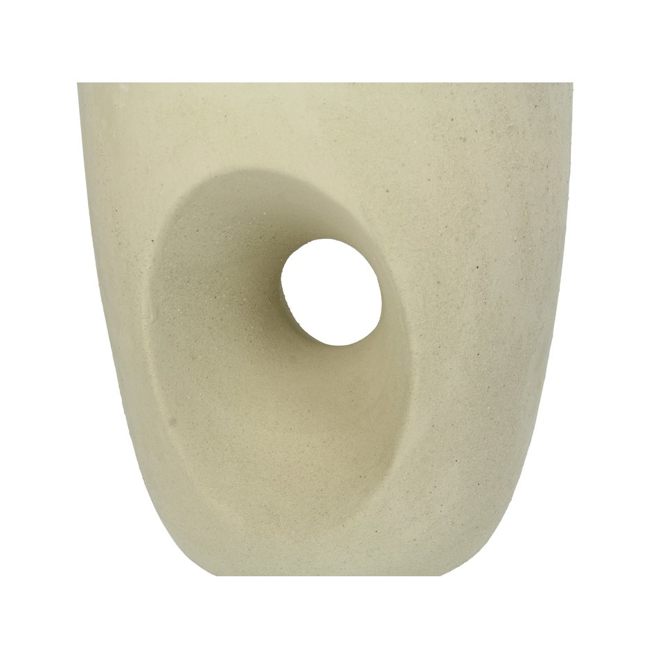 Design  pot  - Beige - H 34 cm