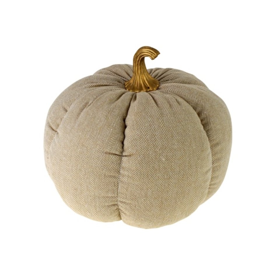 Decorative cushion pumpkin - Beige