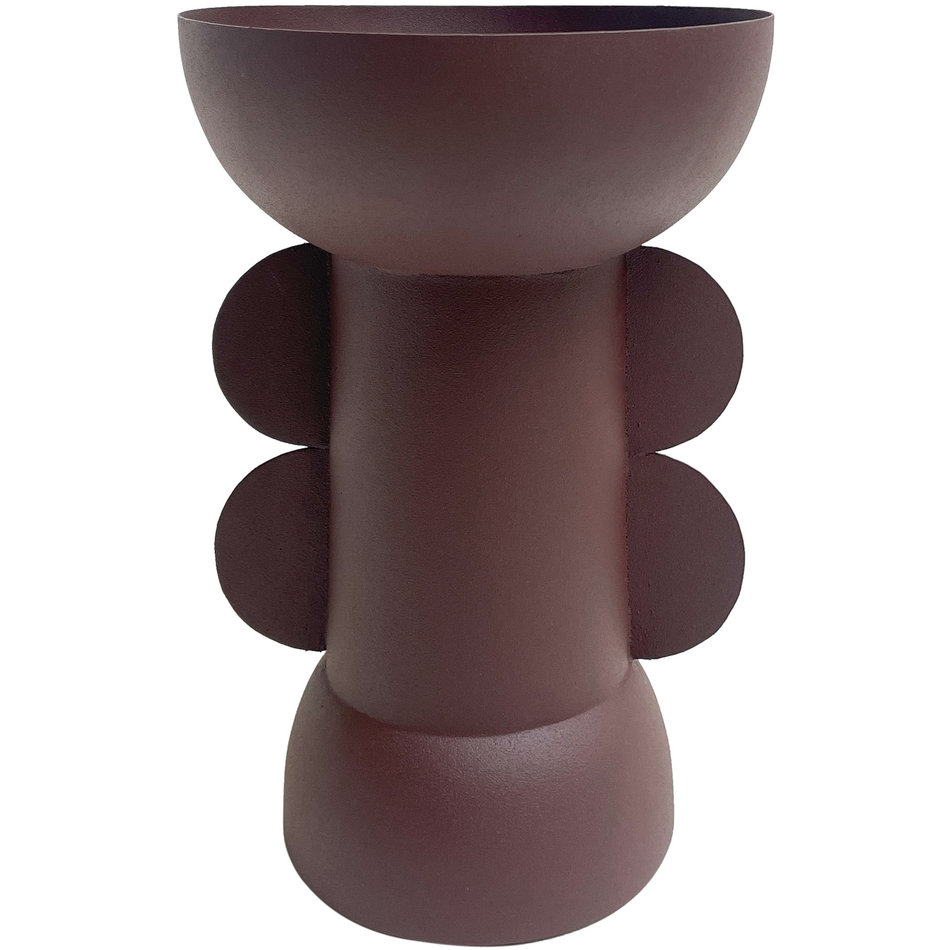 Vase Miro - Aluminium - Brown