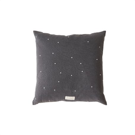 Kyoto dot cushion - Anthracite