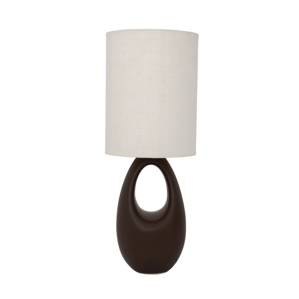 Table lamp Rediscover L - Dark brown