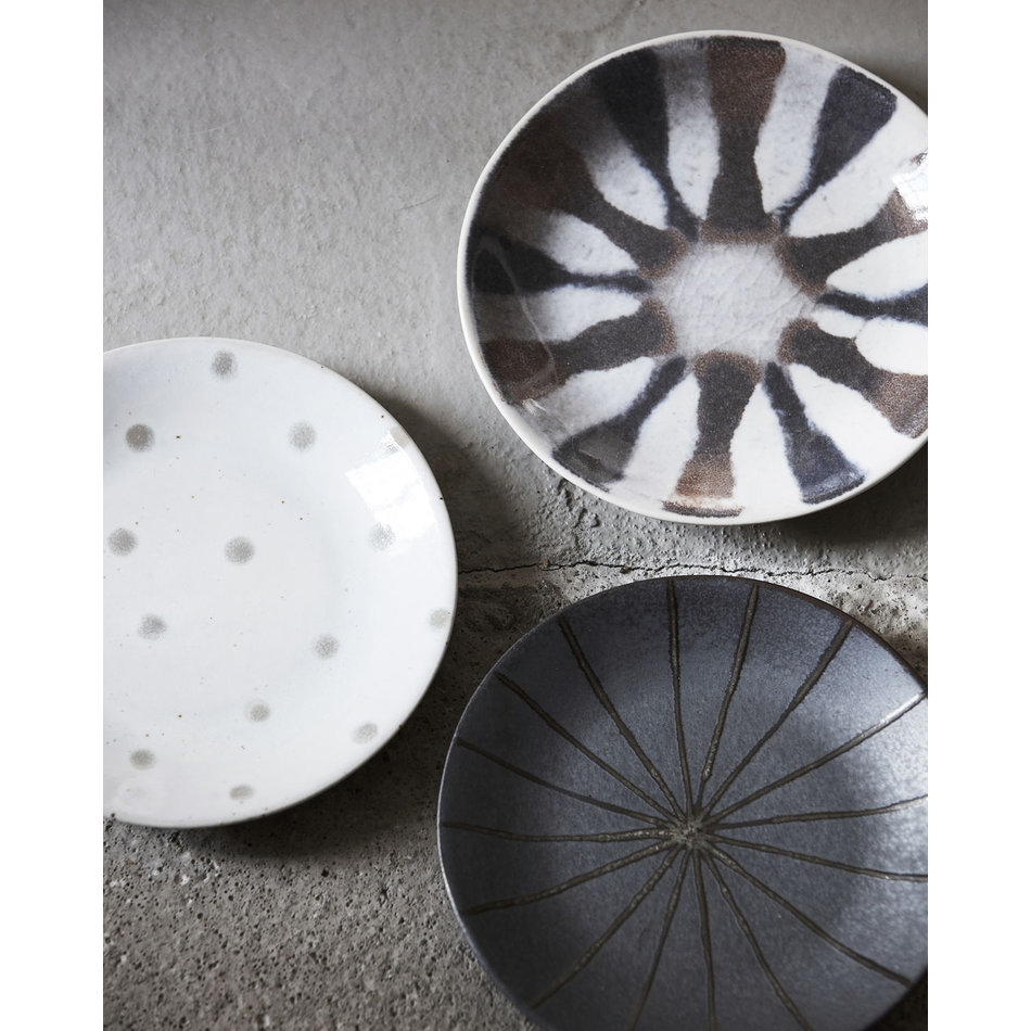 Plate Dots - Greige
