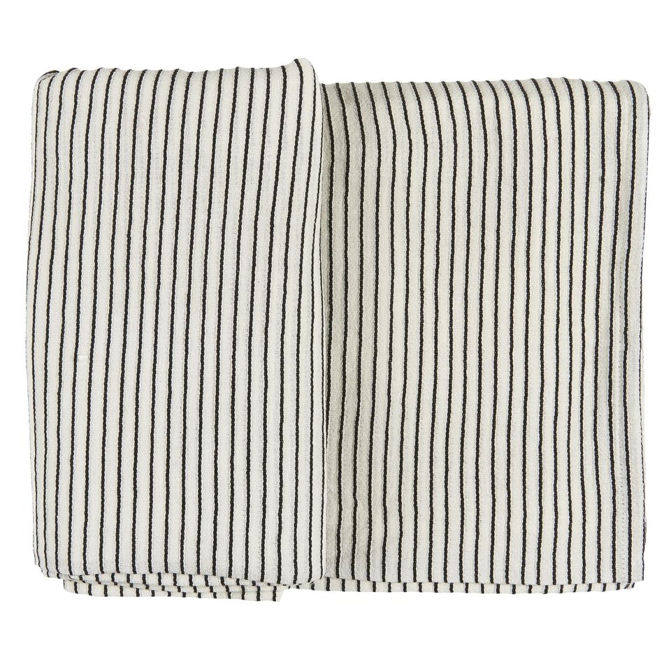 Tablecloth - Stripes - Black / White