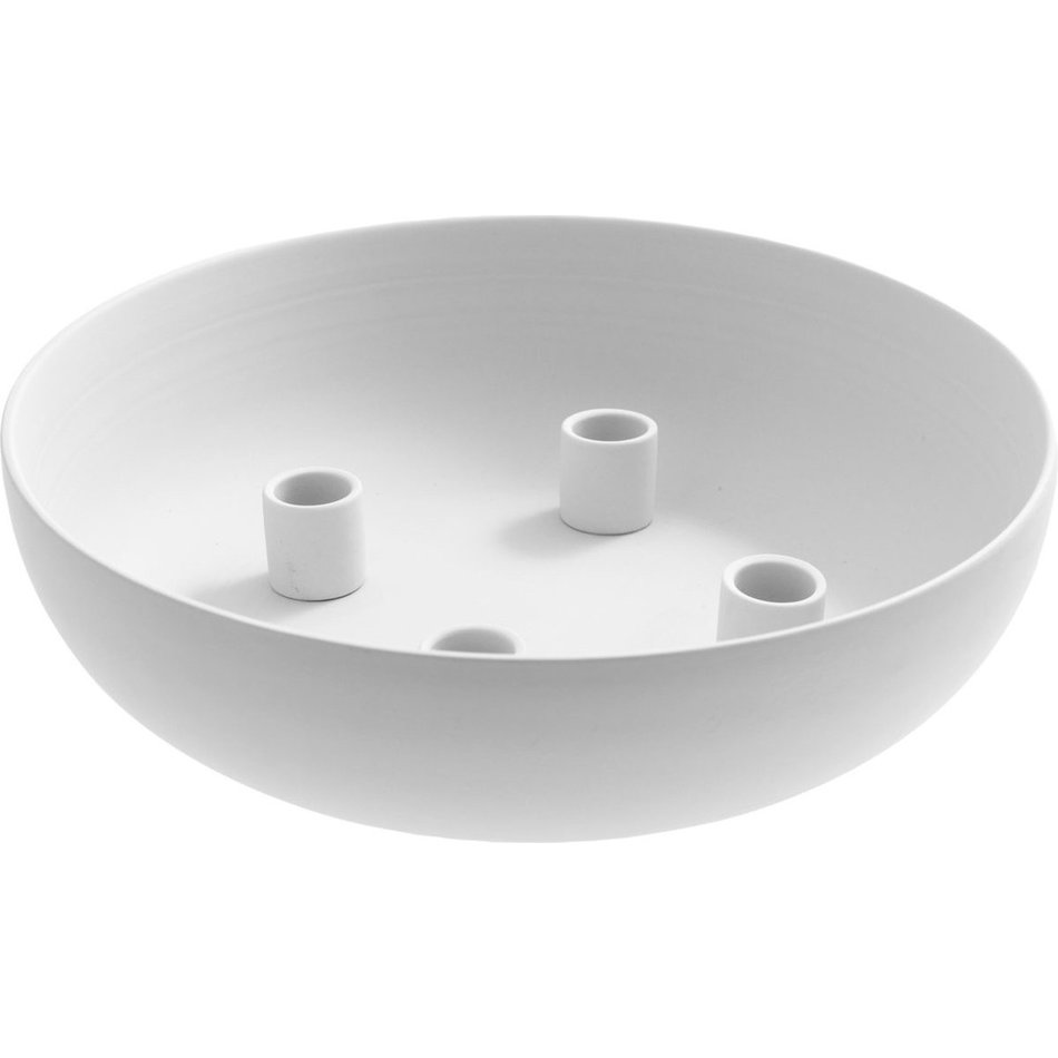 Candle holder Granholmen - Ceramics - White