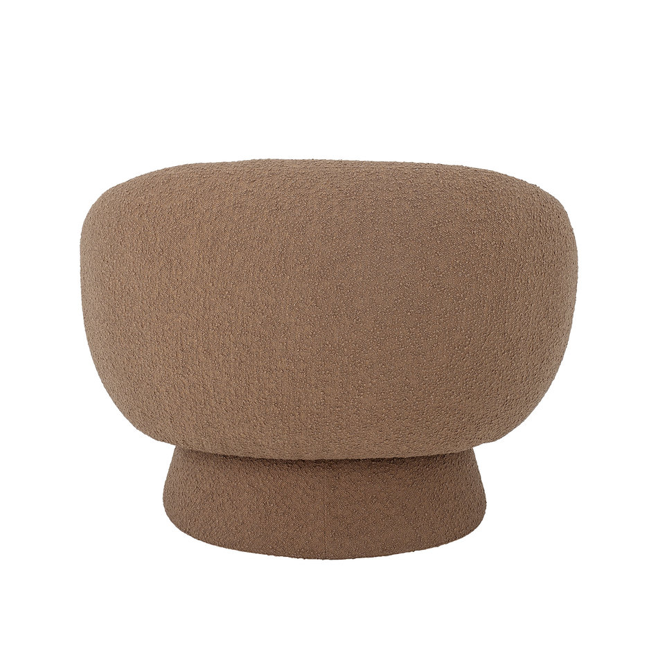 Lounge stoel Ted - Boucle - Bruin