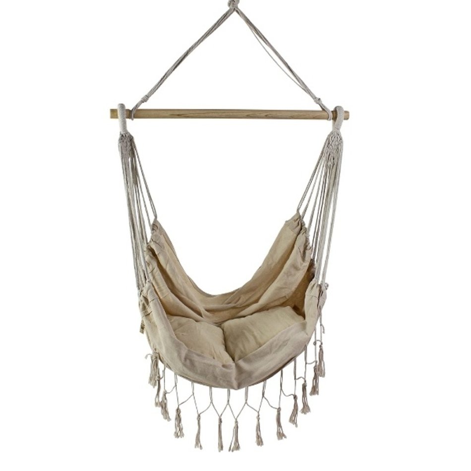 Fabric hanging chair - Beige