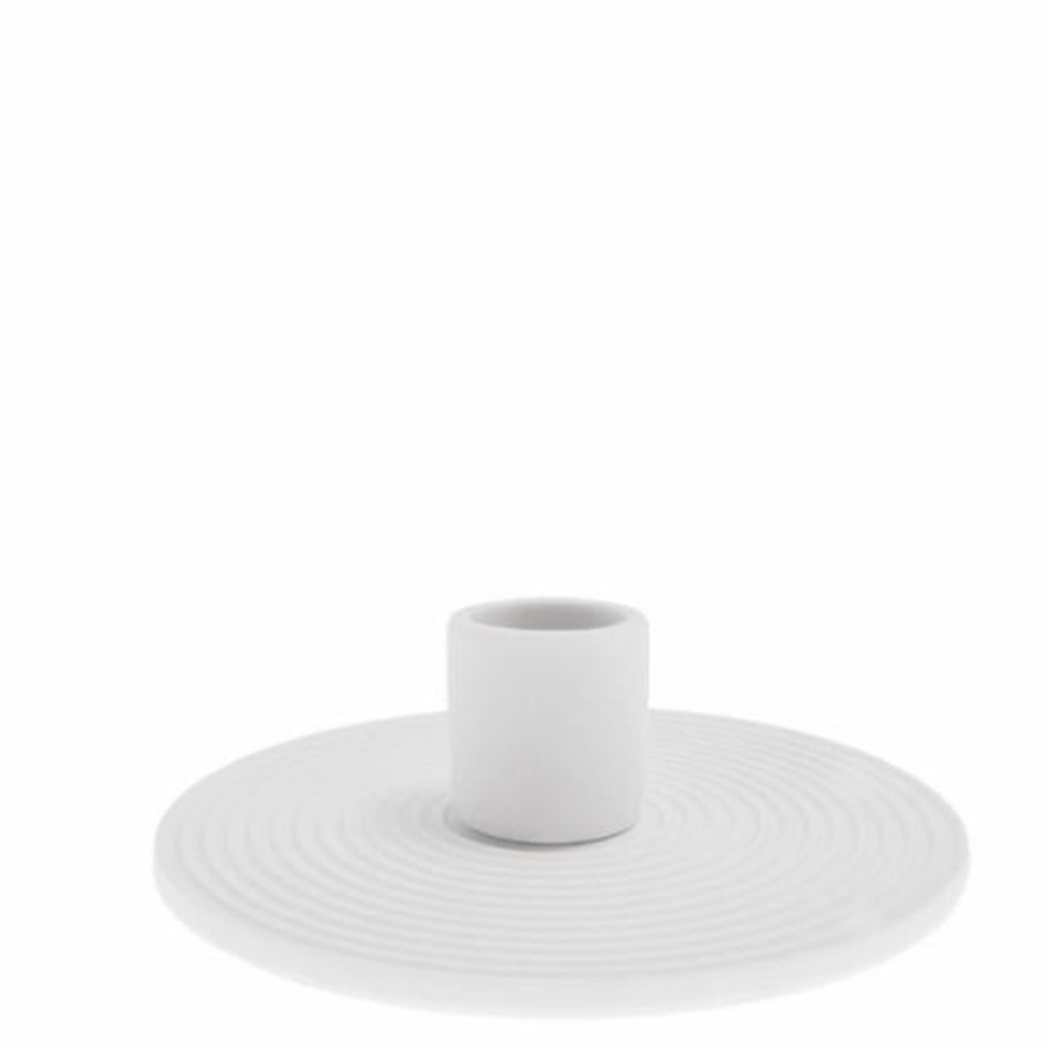 Candle holder Ekeryd - Ceramic - White