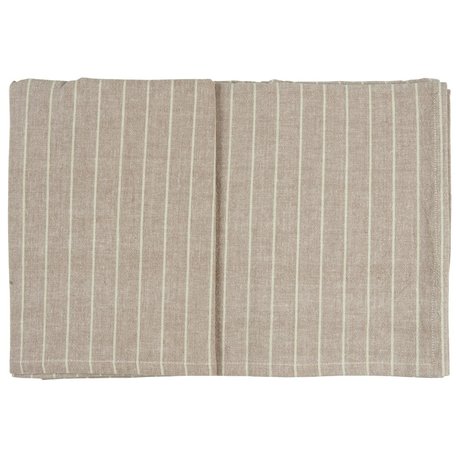 Tablecloth Malva -Stripes - Beige