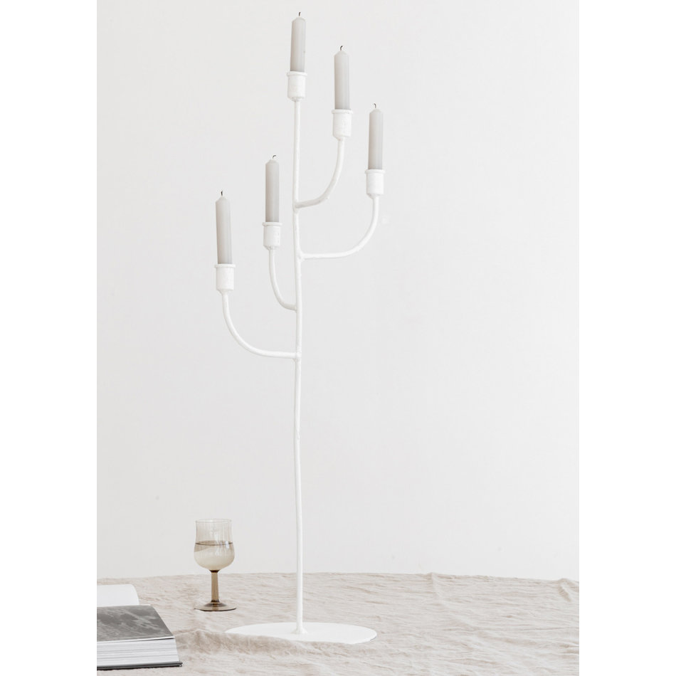 The big classic candlestick - White