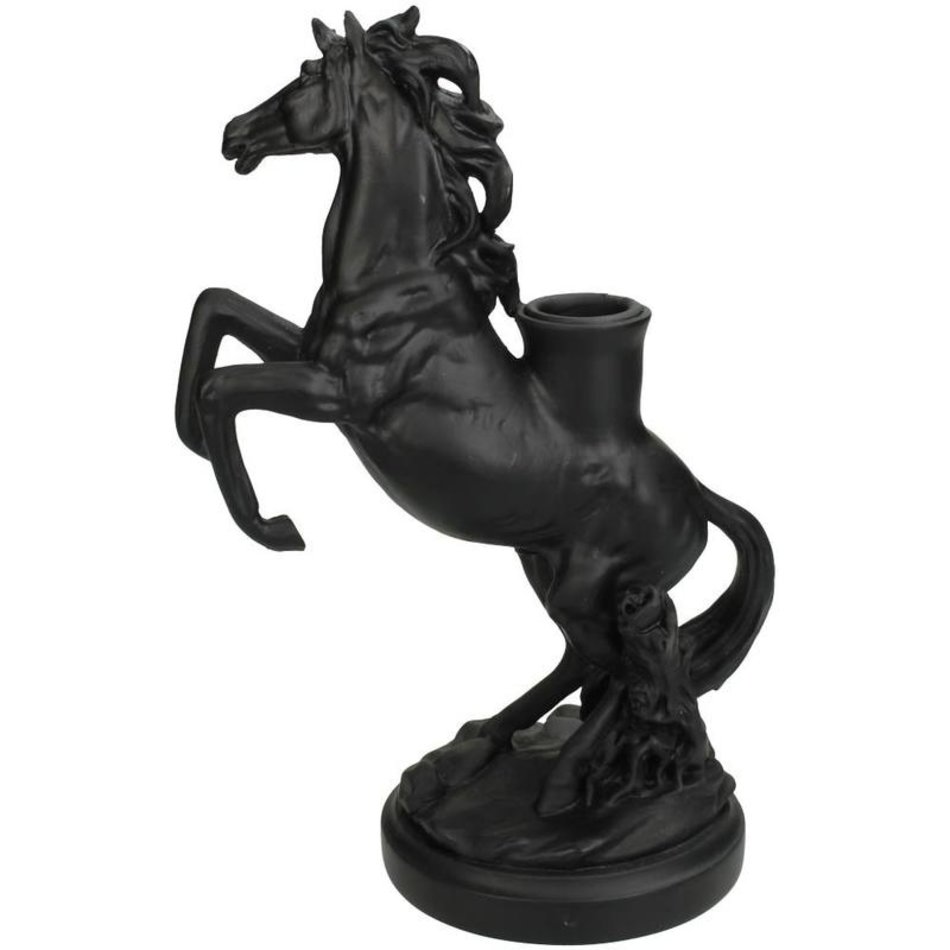 Candlestick horse - Black