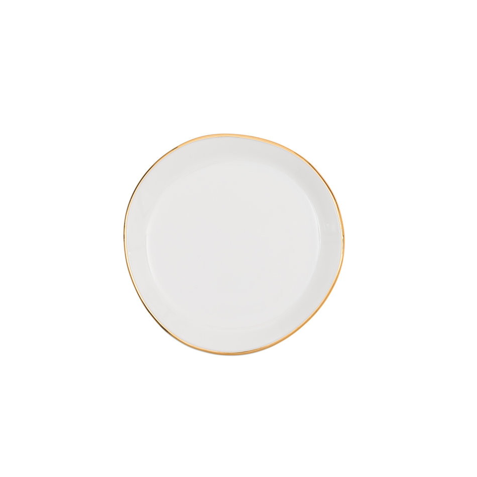 Goodmorning plate - White - Ø 9 cm