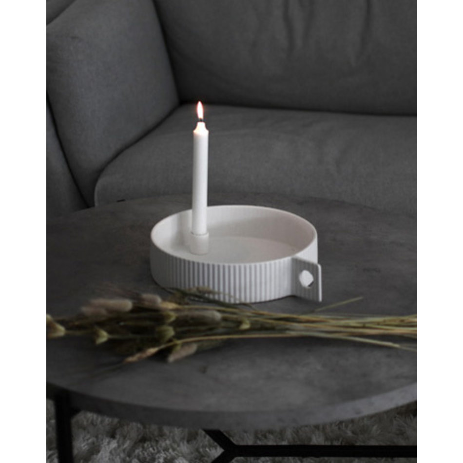 Candle holder Lidaby - Ceramics - White