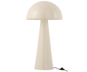 Design lamp mushroom / Metal / Glossy white - J-line - Livv Lifestyle