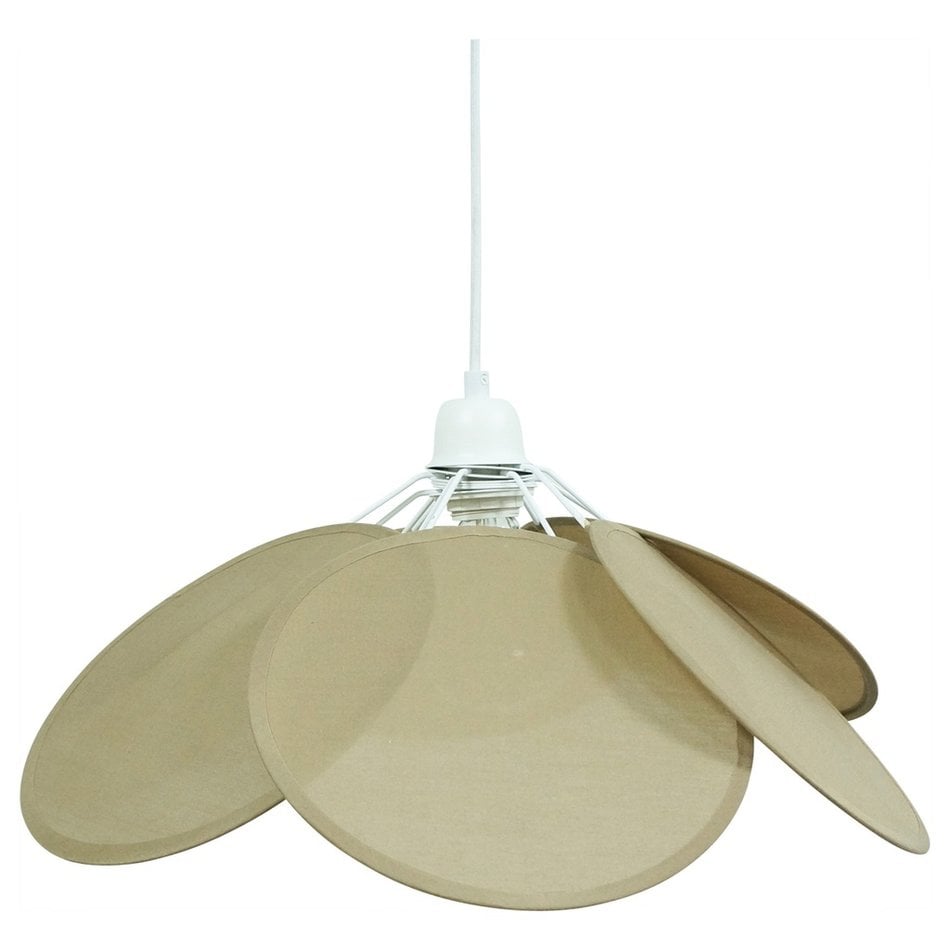 Hanglamp bloem - Taupe