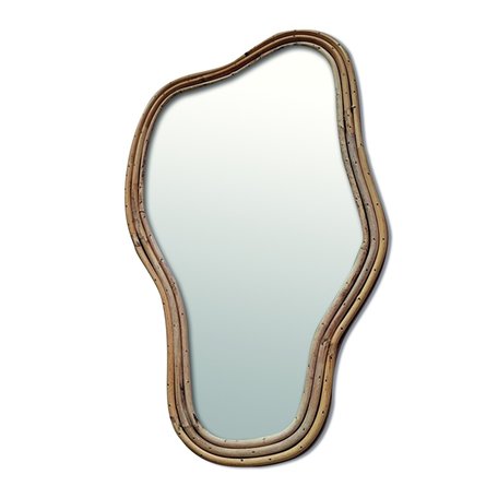 Organic mirror - Bamboo - H 75 cm