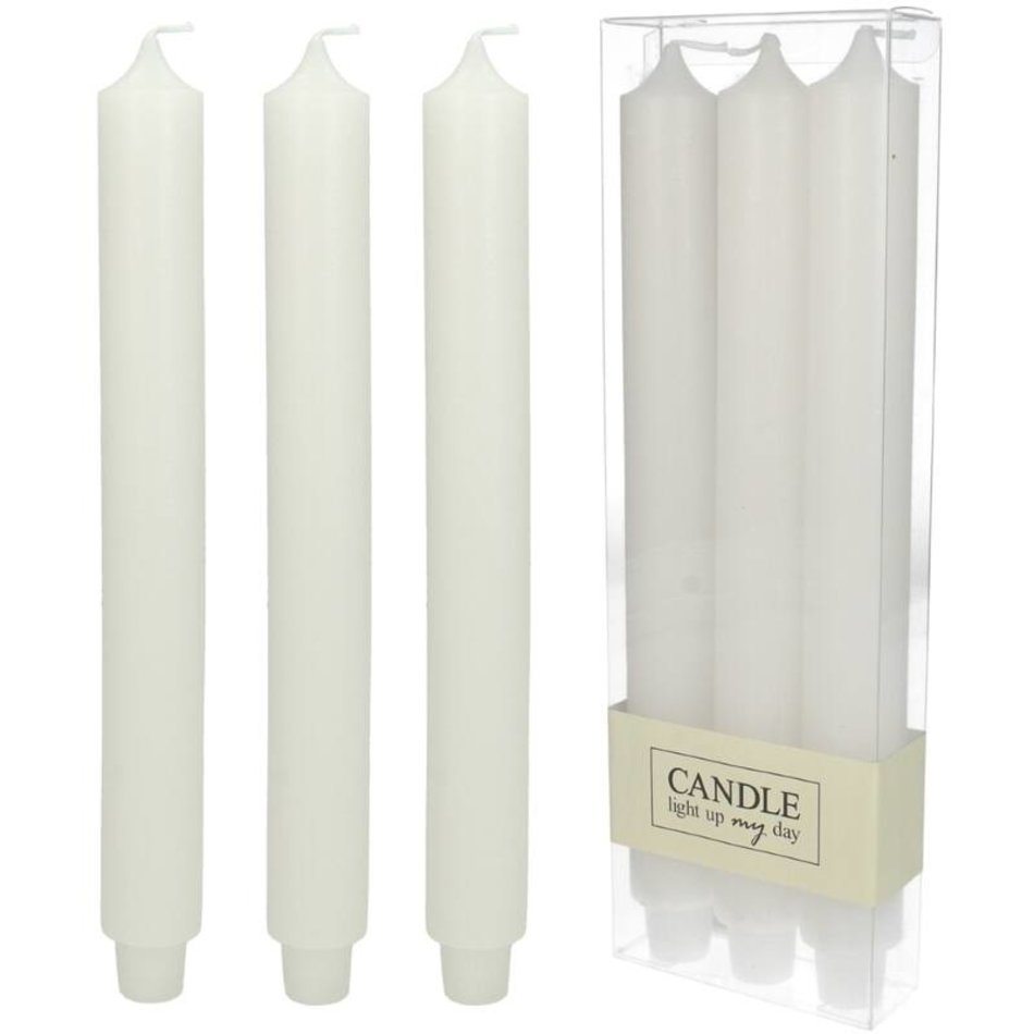 Candle - White - 3 pcs