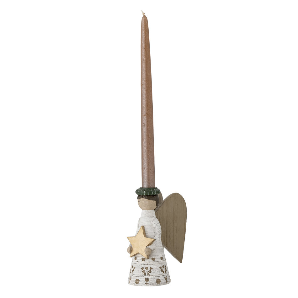 Abba candle stick - Lucia parade - White