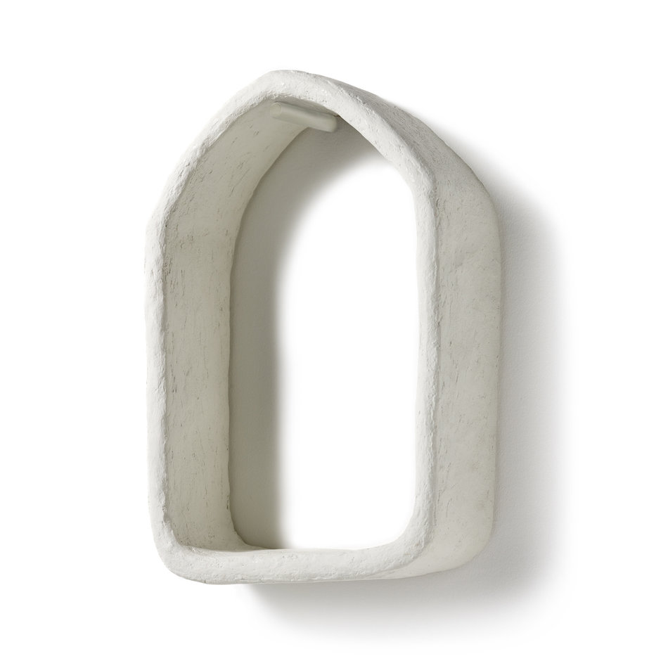 Wall niche Earth - Paper mache - White