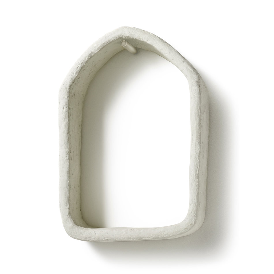 Wall niche Earth - Paper mache - White