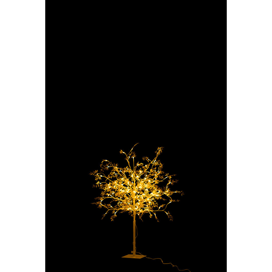 White tree - Leaves gold - H 100 cm