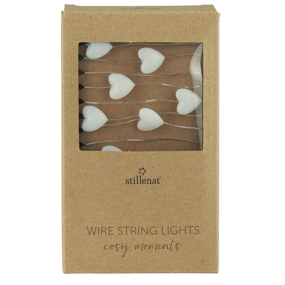 Light string hearts -  Indoor / Outdoor - White