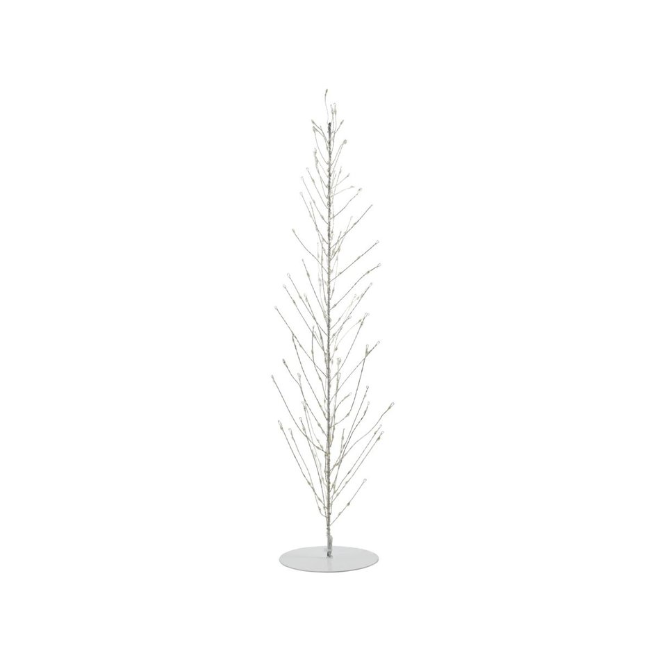 Wire christmas tree Glow - White - H 60 cm