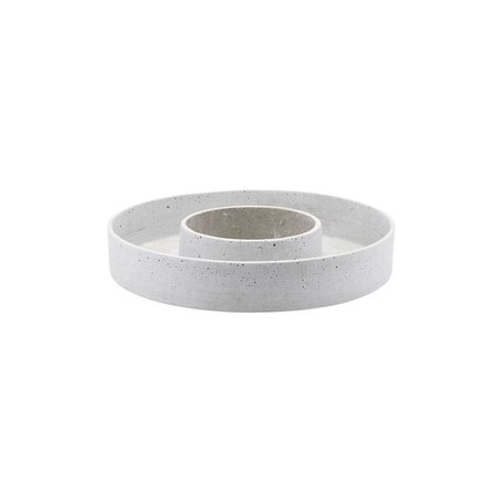 Candle holder the ring - Grey