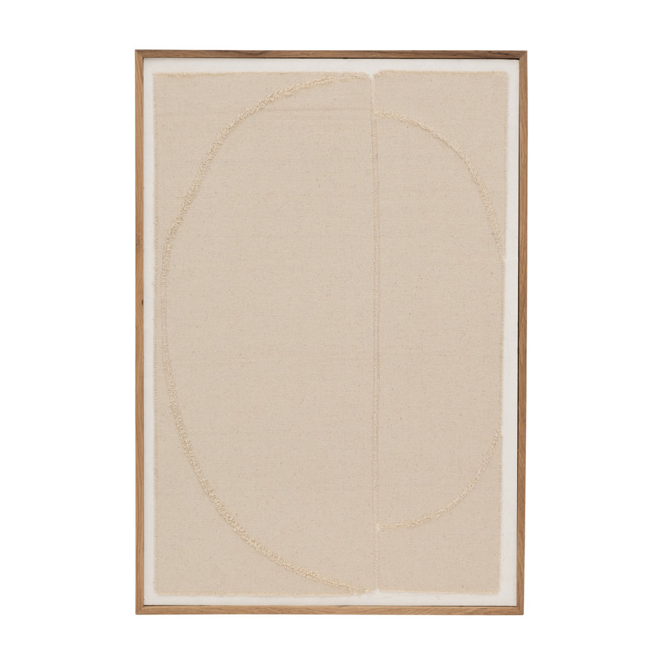 Wanddeco Patches A - Canvas - Naturel