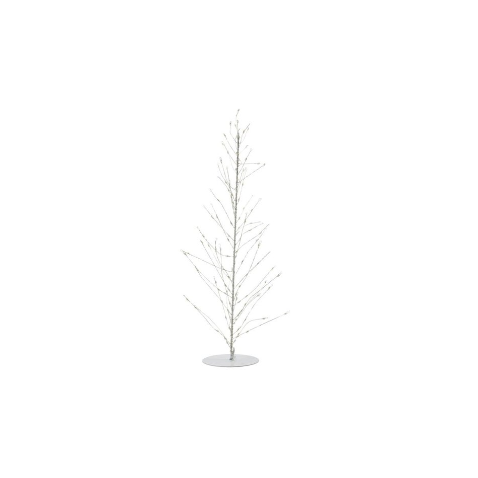 Wire christmas tree Glow - White - H 45 cm