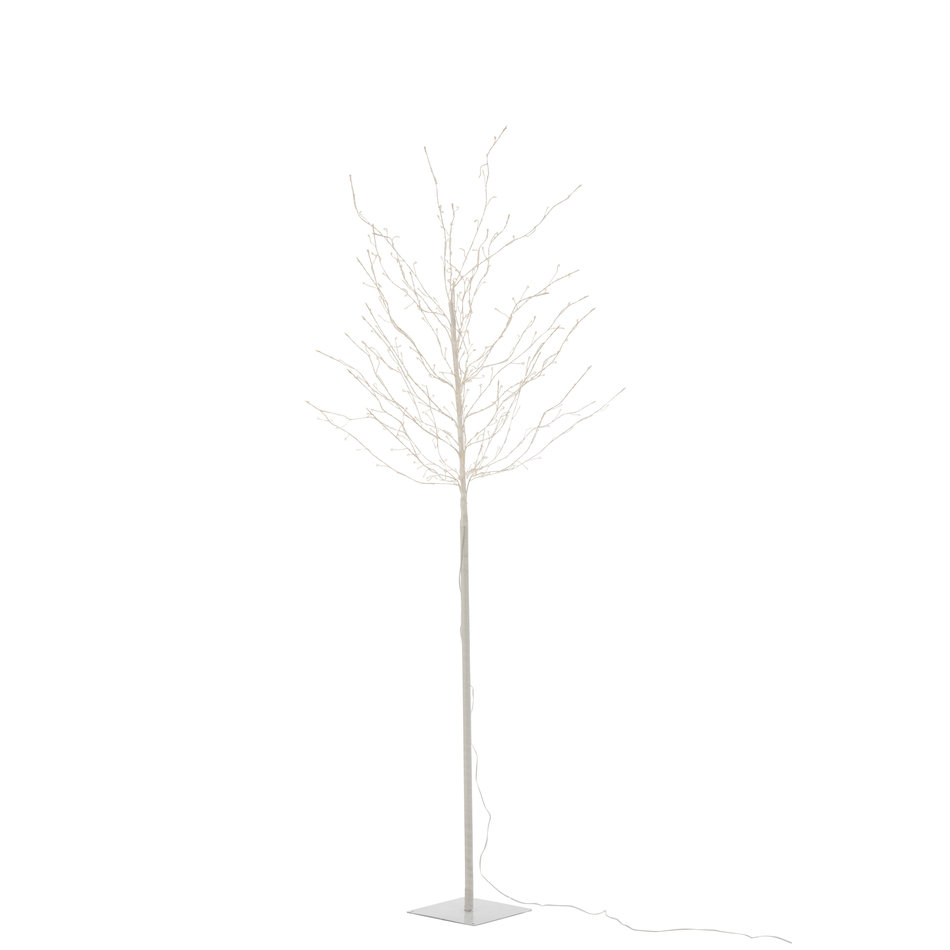 Tree with LED lighting - White - 180 cm