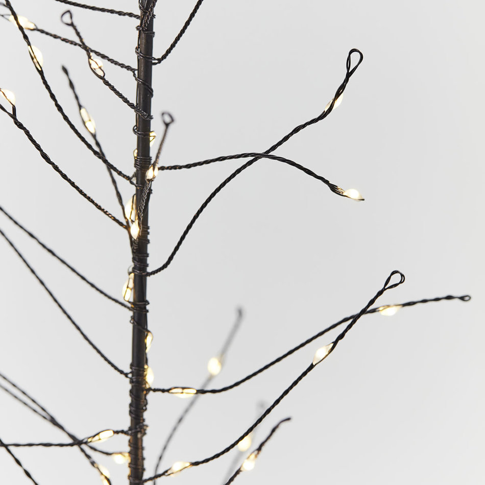 Christmas tree Glow - Metal - Black - H 45 cm