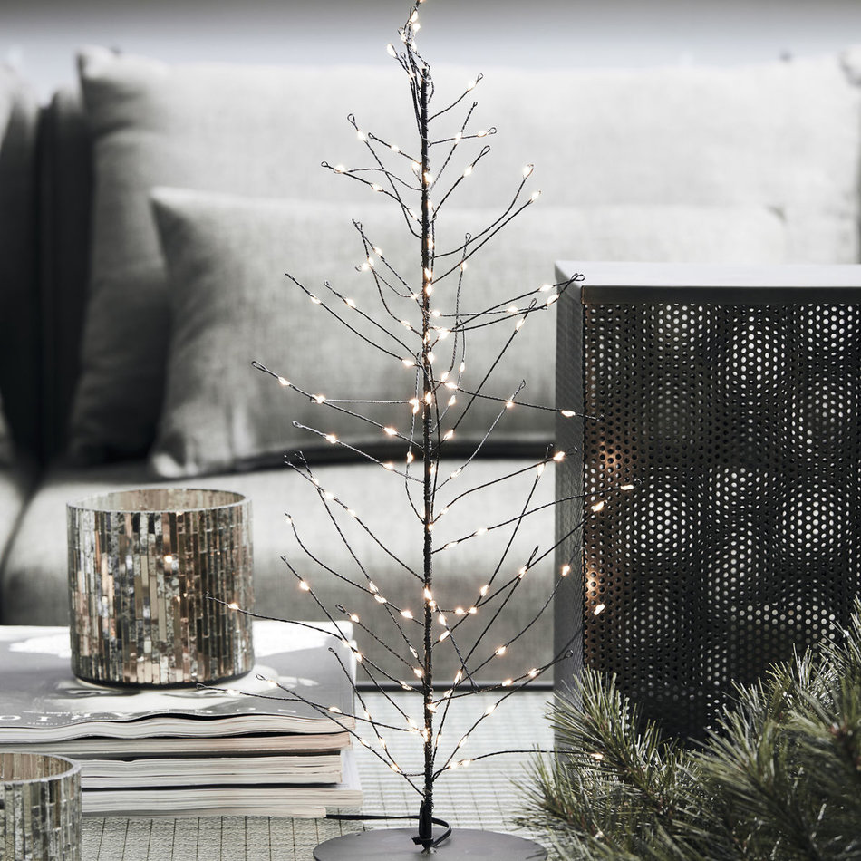 Christmas tree Glow - Metal - Black - H 45 cm