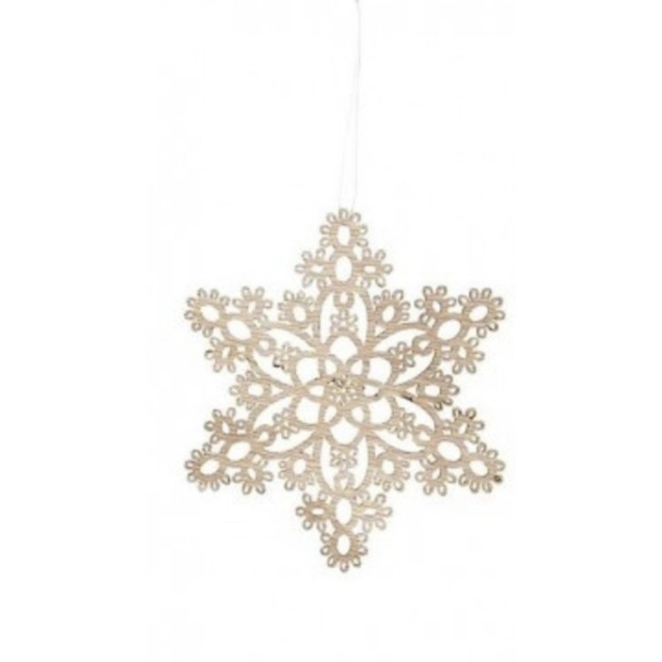 Sneeuwkristal Ornament - H 15 cm