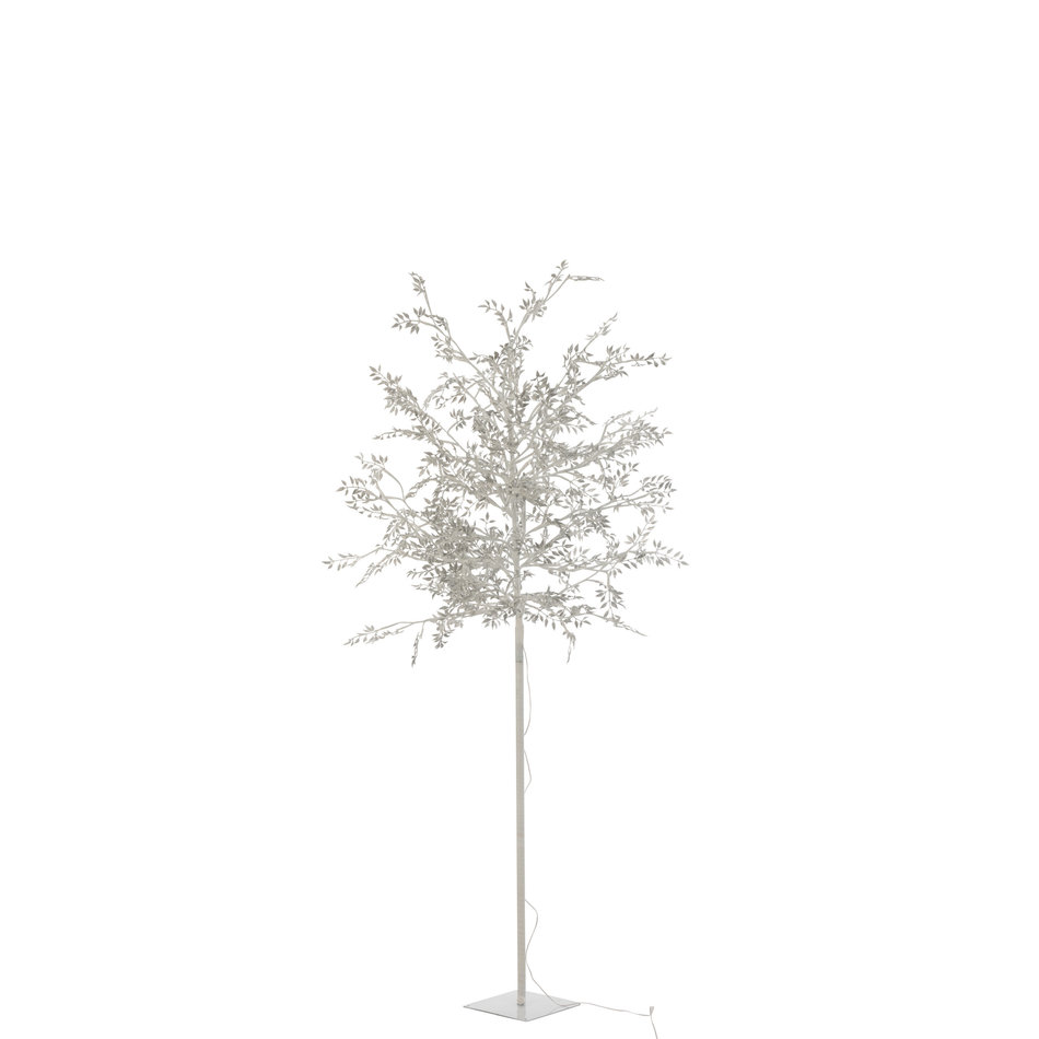 White tree - Leaves silver - H 180 cm