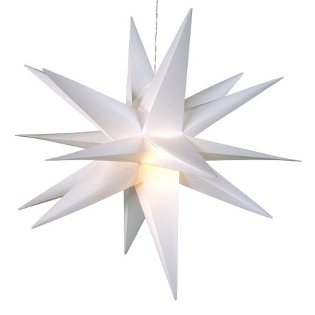 3D Star - White - 57 cm