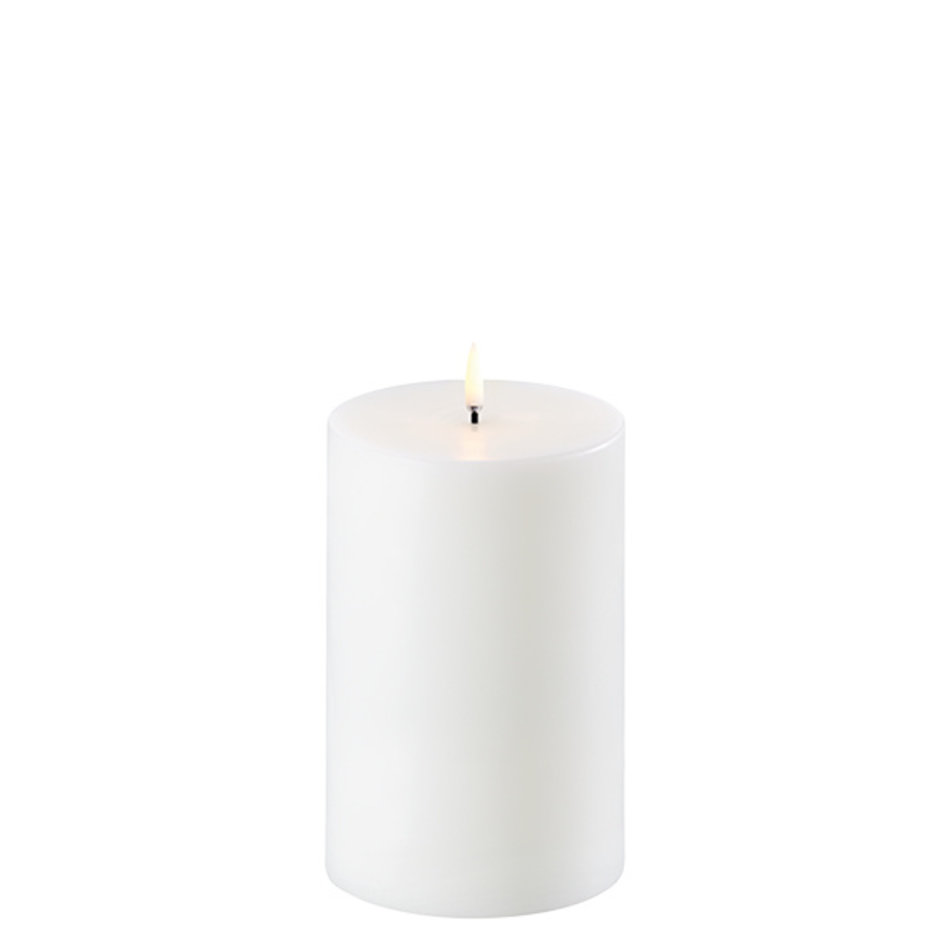 Pillar - LED candle - White - H 15cm