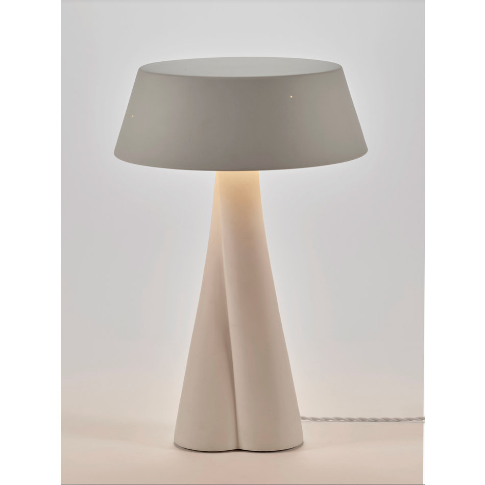 Tafellamp Paulina - Keramiek - Licht beige