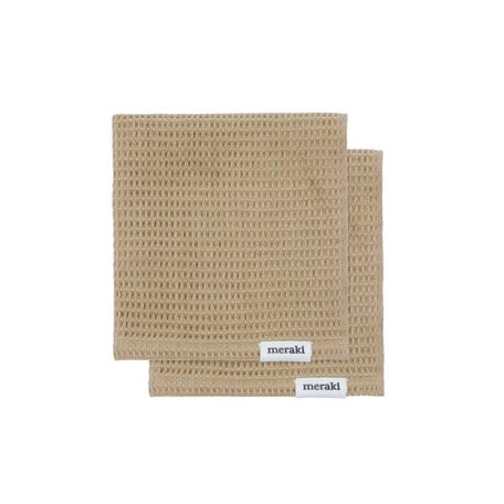 Wafel vaatdoek Pumila  / Beige - 2 pak