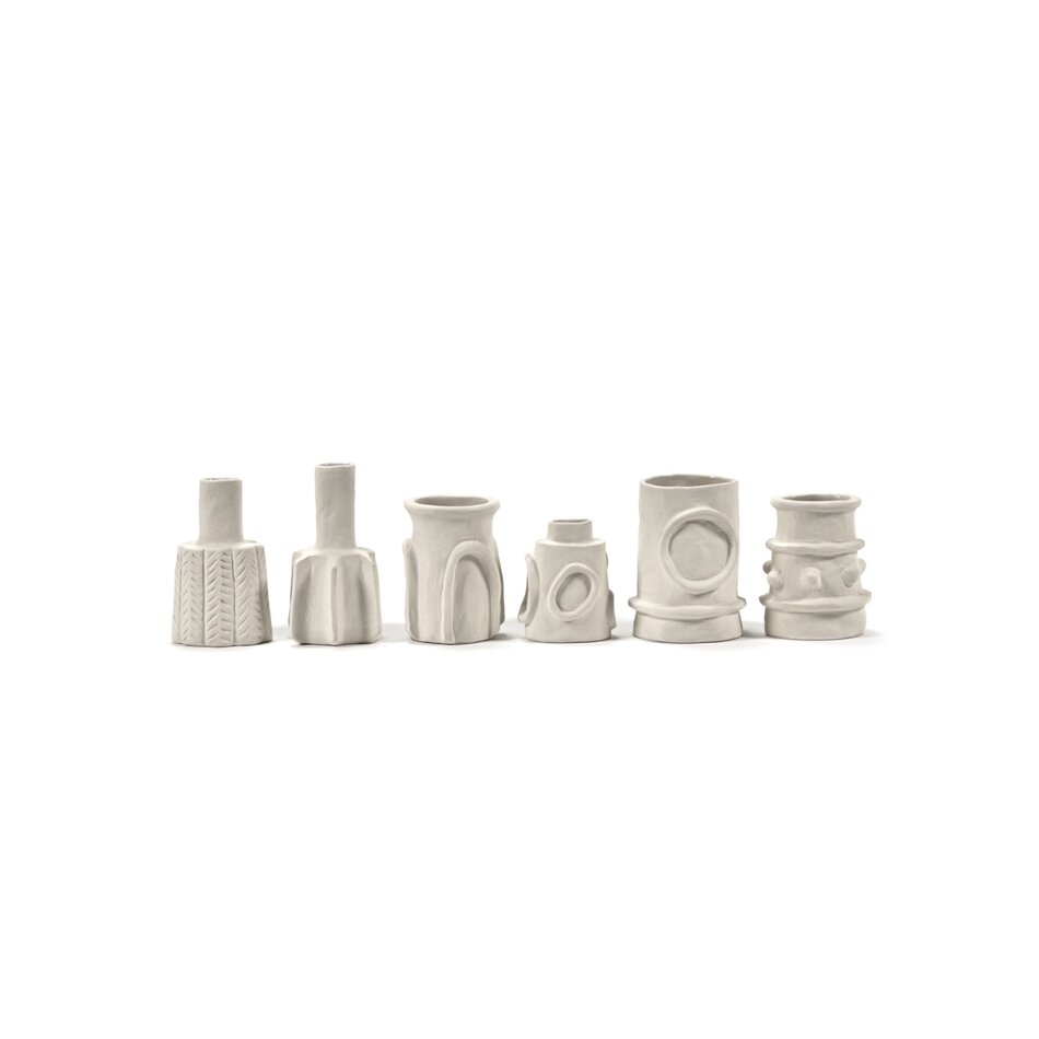 Vases Molly - Beige - 6 pcs