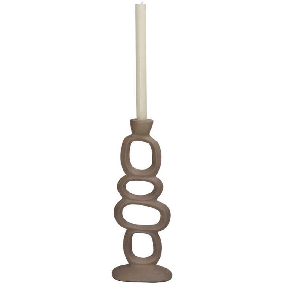 Candlestick organic - Beige - Large