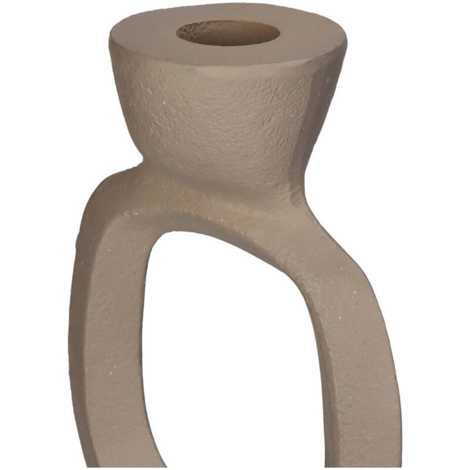 Candlestick organic - Beige - Large