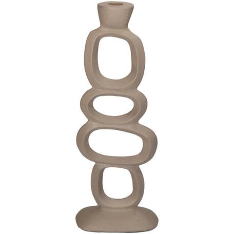 Candlestick organic - Beige - Large