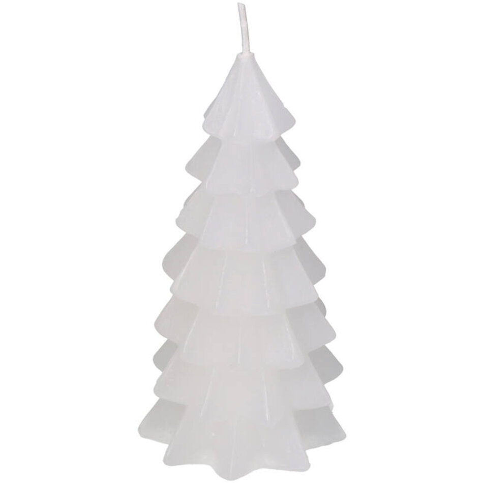 Candle christmas tree - White