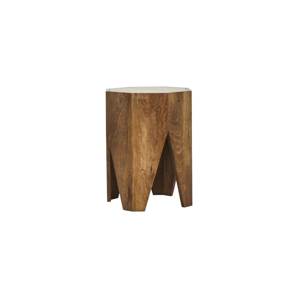 Sidetable Okta - Mango wood - Brown